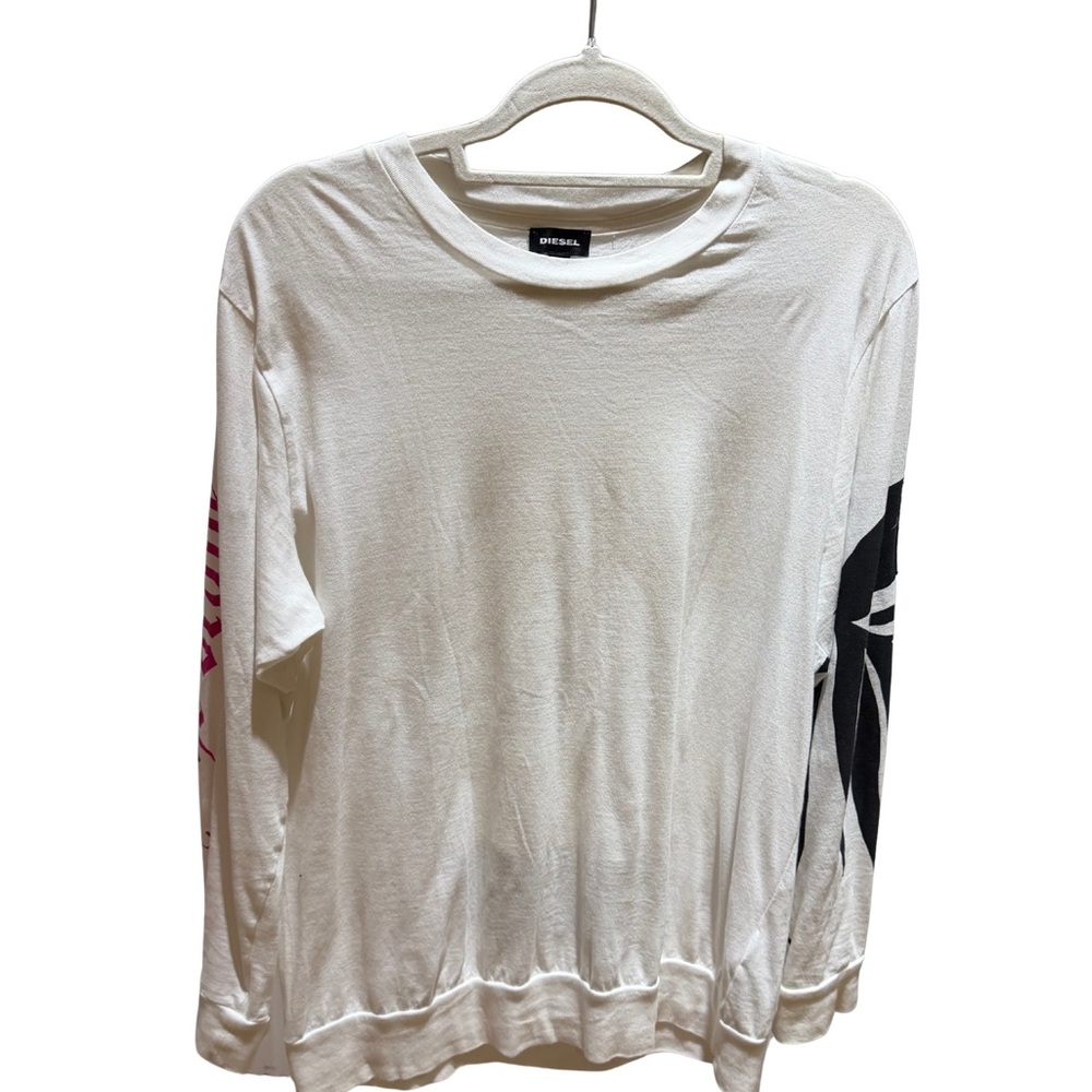 Diesel Men’s Graphic Long Sleeve Tee 🔥 Modern Symbolism | Street Luxe